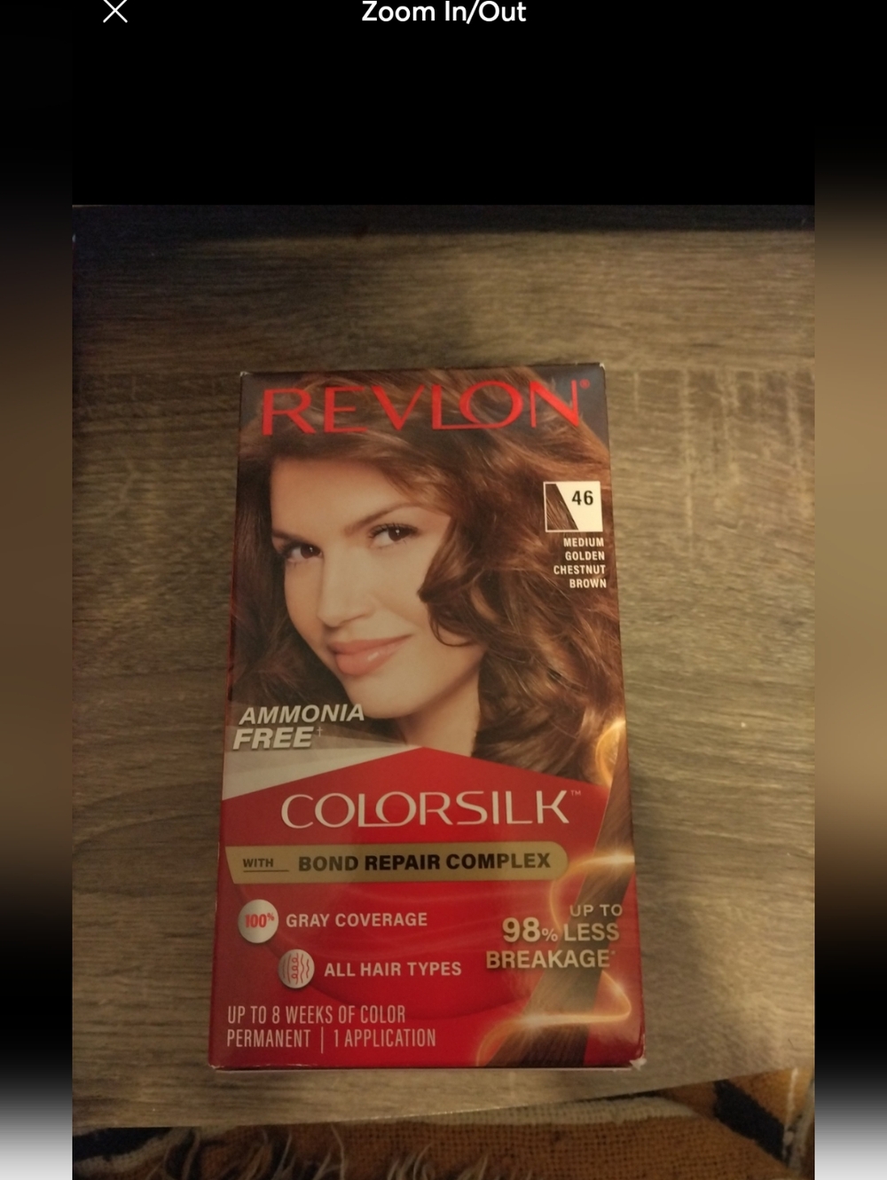 Revlon Colorsilk Hair Color Dye 46 Medium Golden Chestnut Brown Keratin.